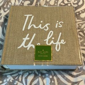 NEW Kate Spade “This is the life” Photo Album